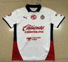 Chivas (Guadalajara )  away  Fans 1:1 Quality Soccer Jersey  24-25