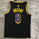 Los Angeles Lakers  Reward Edition Black  Kobe #8 BRYANT Round Neck 1:1 Quality NBA Season Jerseys 2021