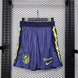 Atletico Madrid Away pants  player  shorts  1:1 Quality Soccer Jersey   25-26