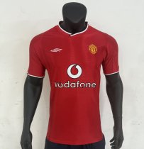 Retro Manchester United Home  1:1 Quality Soccer Jersey  2000-2002