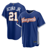 MLB Venezuela #17 ACUNA JR 1:1 Quality Baseball  Jerseys   World Cup