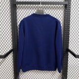 PSG Paris Hoodie Blue Jacket  Tracksuit  1:1 Quality Soccer Jersey  25-26