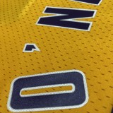 Los Angeles Lakers Yellow #34 O'NEAL  1:1 Quality NBA Season Jerseys 1999-2000