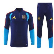 Spain Training Tracksuit Dark Blue (Kids And Man )  1:1  26-27 (2026)