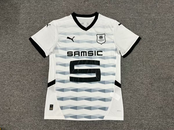 Stade Rennais away Fans 1:1 Quality Soccer Jersey  24-25