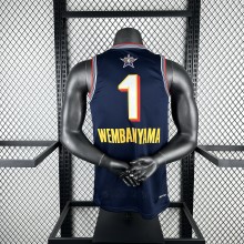 ALL STAR Dark blue #1 WEMBANYAMA NBA  Jerseys  2025