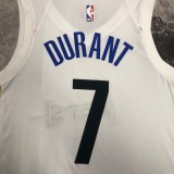 Brooklyn Nets City Edition White  #7 DURANT 1:1 Quality NBA  Season Jerseys 2023