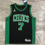 Boston Celtics Black #7 BROWN  1:1 Quality NBA Jerseys  2021