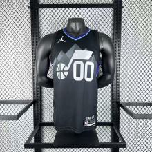 Utah Jazz  Black #00 MARKKANEN 1:1 Quality NBA  Season Jerseys 2026