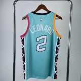 San Antonio Spurs City Edition Blue #2 LEONARD 1:1 Quality NBA  Season Jerseys 2023