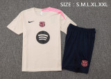 Barcelona Training clothing set yellow  1:1 Quality Soccer Jersey    25-26