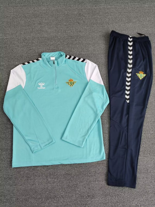 Real Betis  kids Training Tracksuit Blue 1:1  25-26