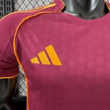 Roma Home Player 1:1 Quality Soccer Jersey   25-26