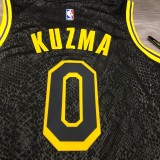 Los Angeles Lakers Black Mamba Great Snake Edition #0 KUZMA 1:1 Quality NBA Season Jerseys