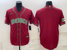 MLB mexico Red   1:1 Quality Baseball  Jerseys  World Cup