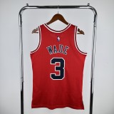 Retro Chicago Bulls Red #3 WADE 1:1 Quality NBA  Season Jerseys 2016-2017