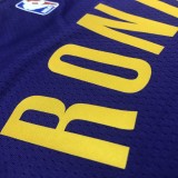 Los Angeles Lakers  75 year Pruple #4 RONDO 1:1 Quality NBA Season Jerseys