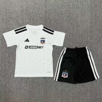 Colo-Colo Home Kids  Fans 1:1 Quality Soccer Jersey 26-27