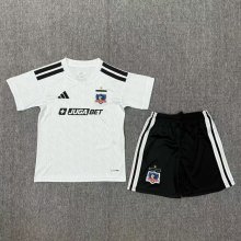 Colo-Colo Home Kids  Fans 1:1 Quality Soccer Jersey 26-27