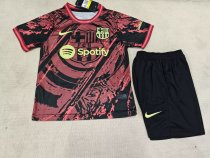 Barcelona Special Edition Blue Kids   1:1 Quality Soccer Jersey 25-26
