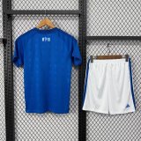 Cruzeiro Home Kids Fans   1:1 Quality Soccer Jersey 26-27