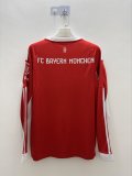Bayern Munich Home  Long Sleeves Fans  1:1  Quality Soccer Jersey  25-26