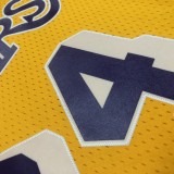 Los Angeles Lakers Retro Kobe #24 BRYANT Mitchell & Ness 2007-08 Gold Hardwood Classics Swingman Jersey
