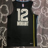 Memphis Grizzlies Honor Edition Black #12 MORANT 1:1 Quality NBA Jerseys