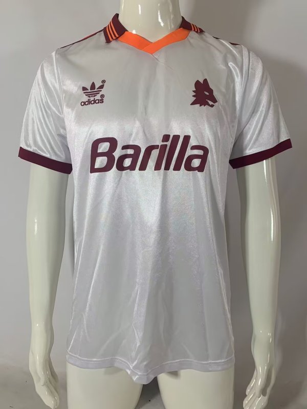 Retro Roma away 1:1 Quality Soccer Jersey  1992-1994