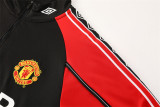 Retro Manchester United Training  Tracksuit  Black 1:1 1998-1999