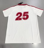 Adidas Clover #25 T-shirt  White Fans 1:1 Quality Soccer Jersey  25-26