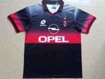 Retro AC Milan traning black  1:1 Quality Soccer Jersey  1995-1996