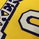 Los Angeles Lakers  V-Neck  Yellow with star  #0 KUZMA 1:1 Quality NBA Season Jerseys