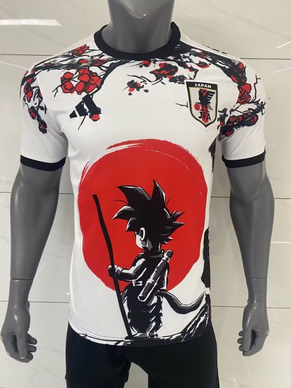 Japan Special Edition Wukong White Anime Version  Fans 1:1 Quality Soccer Jersey  25-26