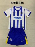 Brighton home Kids 1:1 Quality Soccer Jersey  24-25