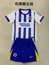 Brighton home Kids 1:1 Quality Soccer Jersey  24-25