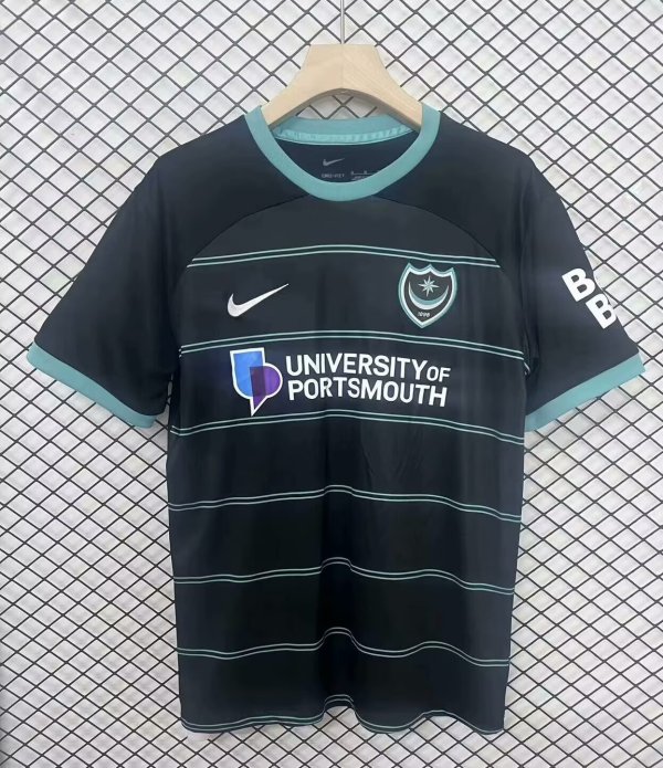 Portsmouth away Fans  1:1 Quality Soccer Jersey   24-25