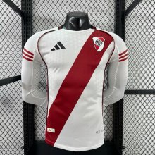 River Plate Home long  Player   1:1 Quality Soccer Jersey (可配广告) 25-26
