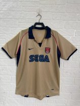 Retro  Arsenal away 1:1 Quality Soccer Jersey  2001-2002