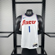 Philadelphia 76ers   City Edition #1  HARDEN NBA Jerseys  2025