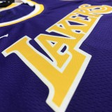 Los Angeles Lakers  75 year Pruple  Kobe #8 BRYANT 1:1 Quality NBA Season Jerseys