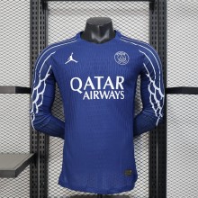 PSG Paris three away long player   1:1 Quality Soccer Jersey   24-25
