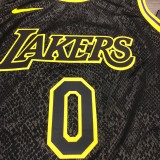 Los Angeles Lakers Black Mamba Great Snake Edition #0 YOUNG 1:1 Quality NBA Season Jerseys
