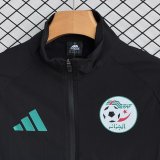 Algeria Windbreaker Sets With pants  Black 1:1 Quality Soccer Jersey  25-26