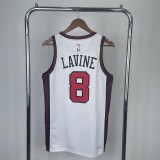 Chicago Bulls City Edition  White  #8  LAVINE 1:1 Quality NBA  Season Jerseys  2023