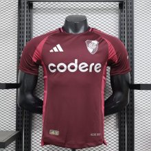 River Plate away Player  1:1 Quality Soccer Jersey   24-25