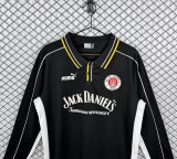Retro St. Pauli  Away  Long Sleeve  Fans 1:1 Quality Soccer Jersey 1999-2000