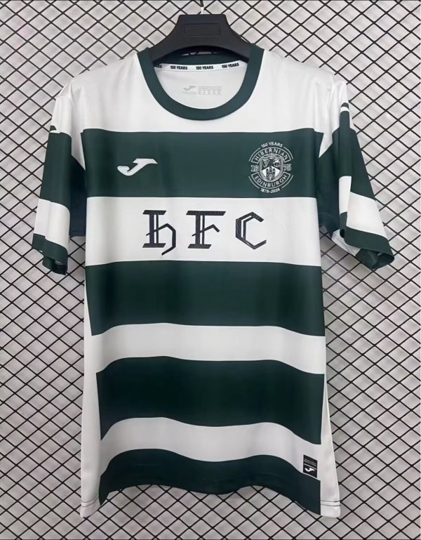 Hibernian 150 Year  Special  Commemorative Edition Fans 1:1 Quality Soccer Jersey 25-26