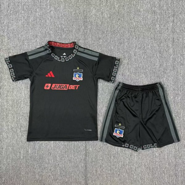 Colo-Colo Away Kids  Fans 1:1 Quality Soccer Jersey 26-27