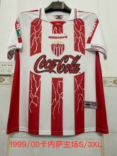 Retro Necaxa Home Fans 1:1 Quality Soccer Jersey  1999-2000